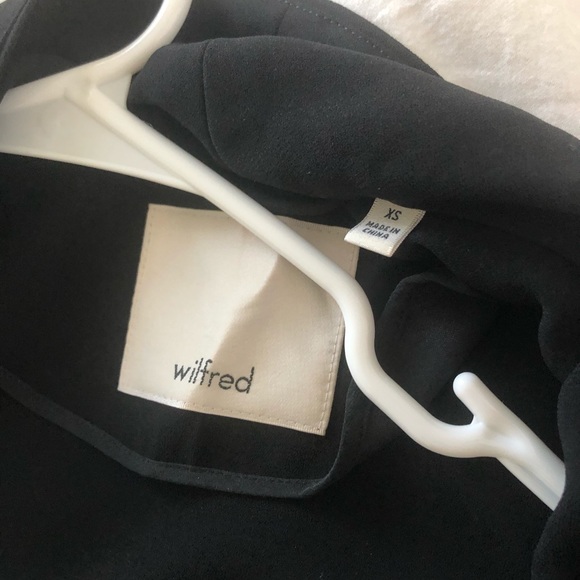 Aritzia Wilfred Babaton Black Duster Jacket xs - Picture 3 of 5